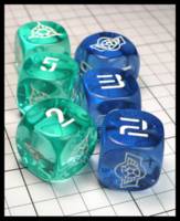 Dice : Dice - Game Dice - Sedition Wars The Battle for Alabaster by Cool Mint or Not 2013 - JA Collection Feb 2024